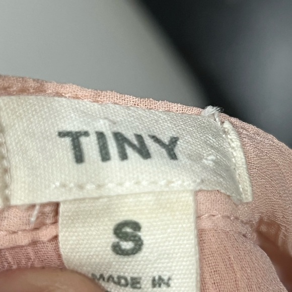 Anthropologie- Tiny Mixed Media Crepe Blouse S - Picture 8 of 11